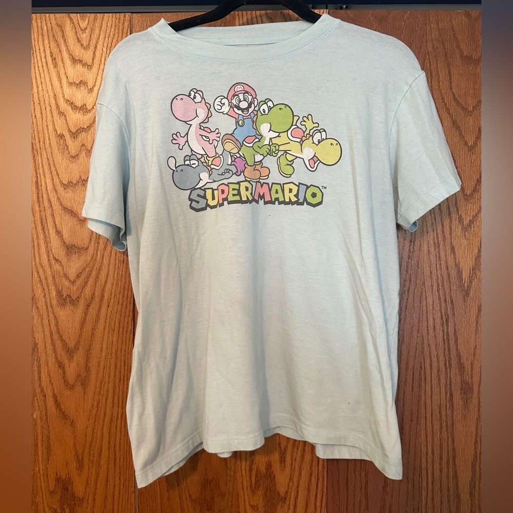Super Mario T-Shirt - Light Blue